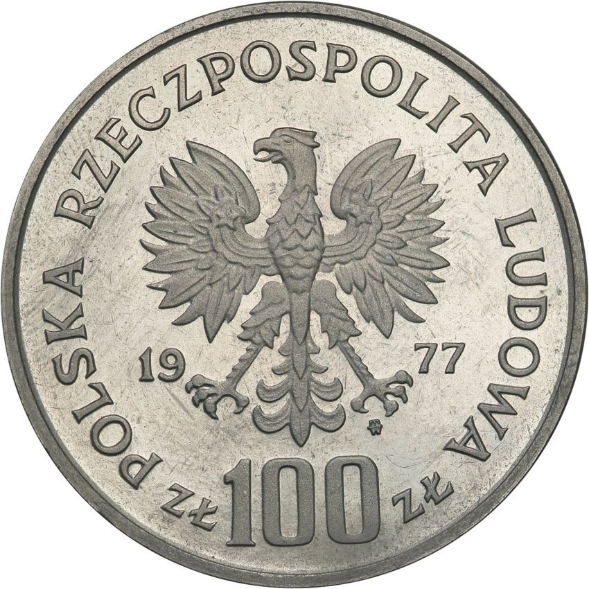 PRL. PRÓBA Nikiel 100 złotych Ryba 1977